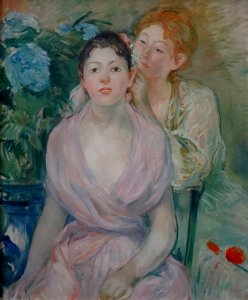 "L'hortensia", ou "Les deux soeurs", Berthe Morisot, 1894.…