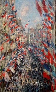 "La rue Montorgueil, à Paris, fête du 30 juin 1878", Claud…