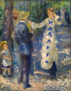 "La balançoire", Auguste Renoir, 1876.