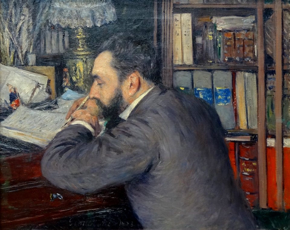 "Henri Cordier", Gustave Caillebotte, 1883.