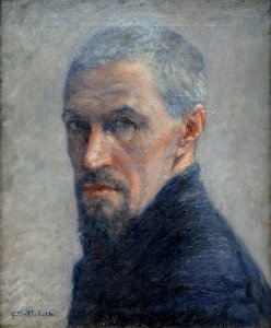 "Portrait de l'artiste", Gustave Caillebotte, vers 1889.
