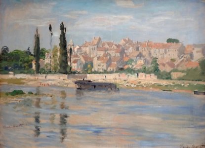 "Chasse-marée à l'ancre", Claude Monet, 1871-1872.
