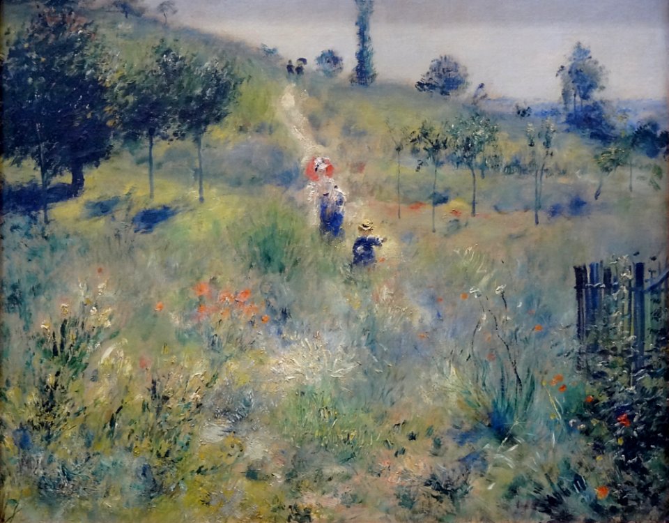 "Chemin montant dans les hautes herbes", Auguste Renoir, 1…