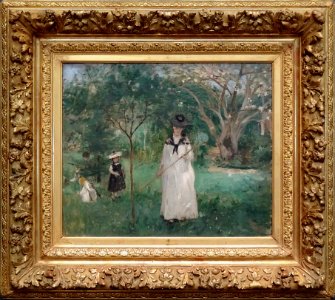 "Chasse aux papillons", Berthe Morisot, 1874.