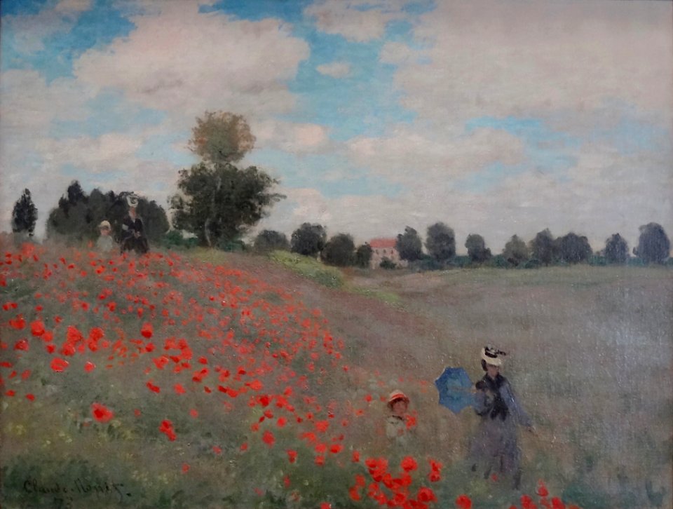 "Coquelicots", Claude Monet, 1873.