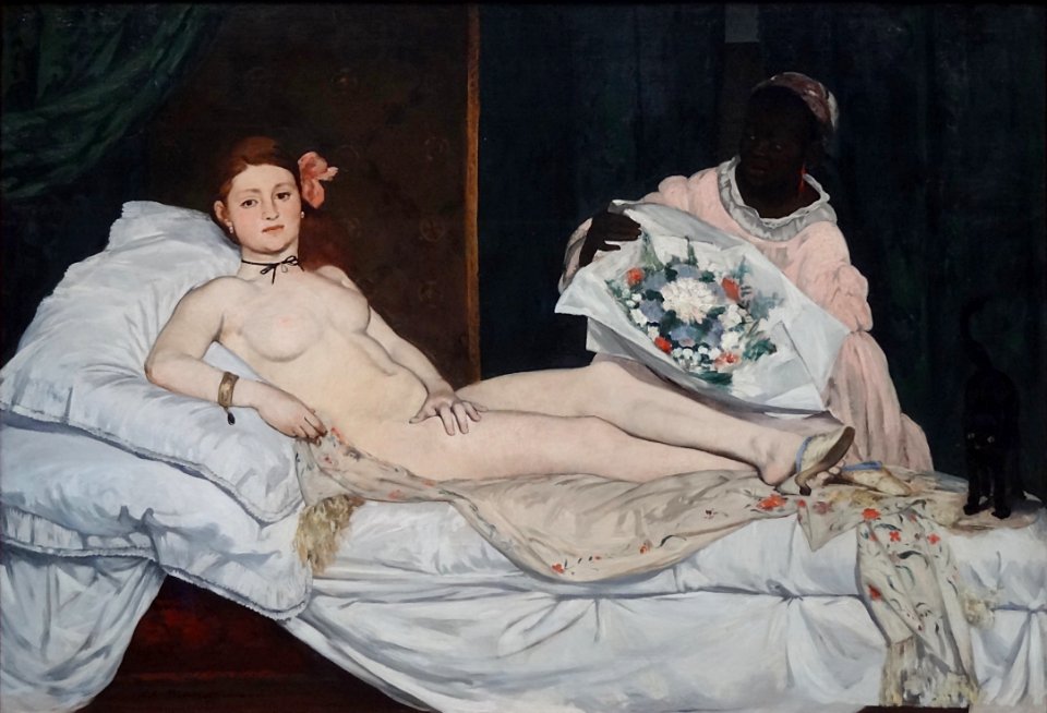 "Olympia", Edouard Manet, 1863.
