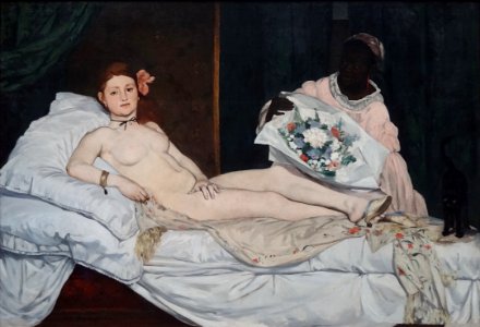 "Olympia", Edouard Manet, 1863.