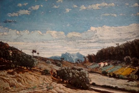 "Paysage de Provence", Paul Guigou, 1860.