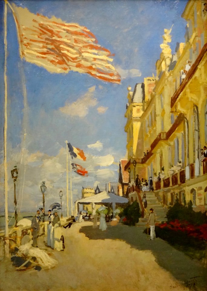 "L'hôtel des Roches Noires, Trouville", Claude Monet, 1870…