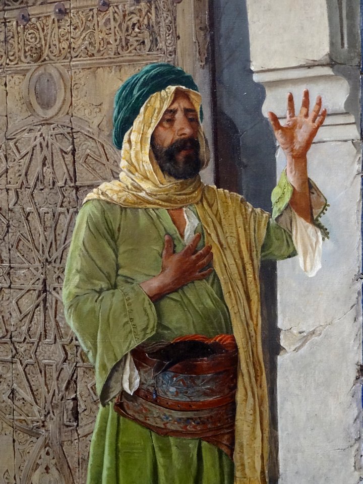 "Vieil homme devant des tombeaux d'enfants", Osman Hamdi B…