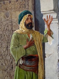 "Vieil homme devant des tombeaux d'enfants", Osman Hamdi B…