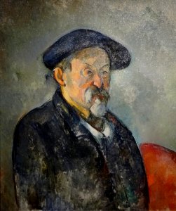 "Portrait de l'artiste au béret", Paul Cézanne, 1898-1900.…