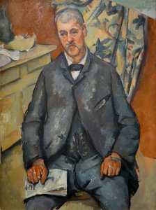 "Homme assis", Paul Cézanne, 1898-1900. Oslo, The National…