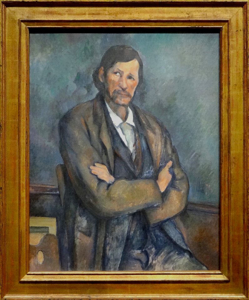 "Homme aux bras croisés", Paul Cézanne, vers 1899. New-Yor…