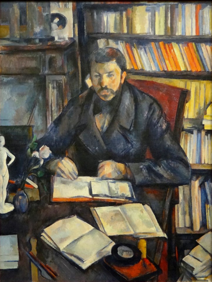 "Gustave Geffroy", Paul Cézanne, 1895-1896. Paris, musée d…