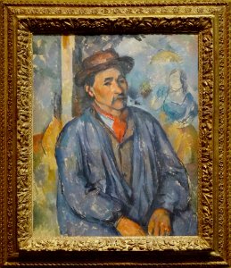 "Paysan en blouse bleue", Paul Cézanne, vers 1897 ou 1900.…