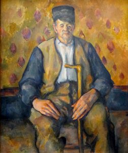 "Paysans assis", Paul Cézanne, 1900-1904. Paris, musée d'O…