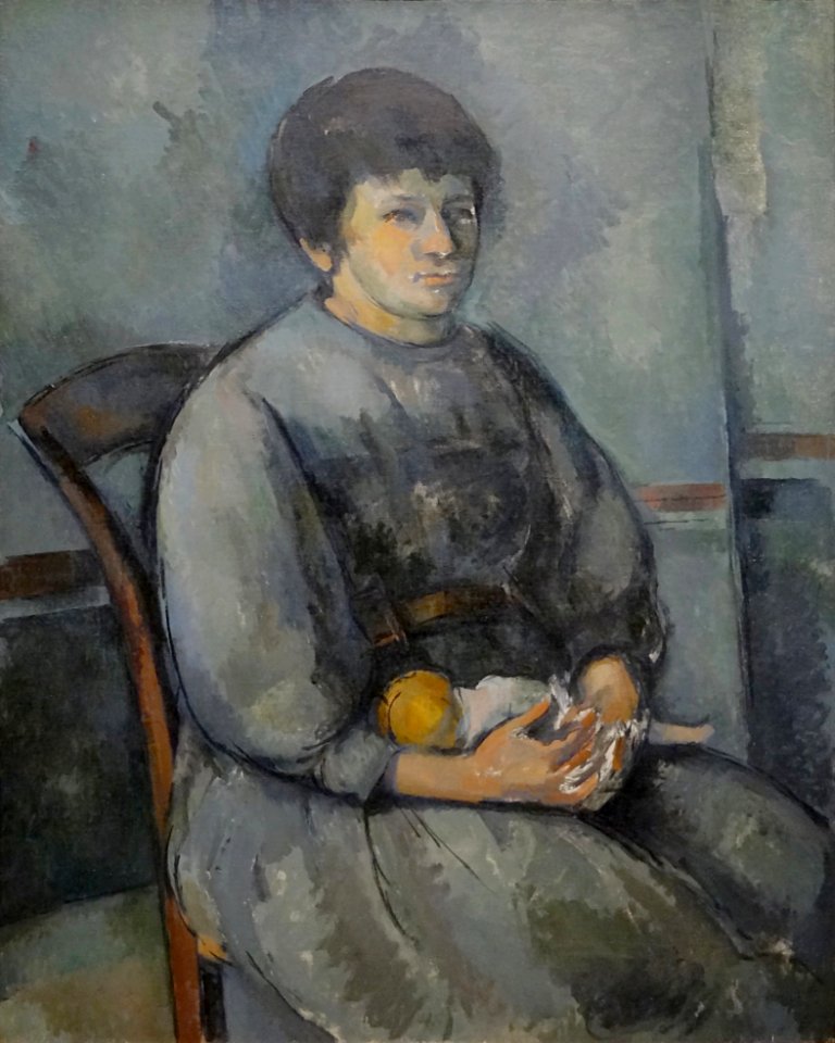 "Jeune fille à la poupée", Paul Cézanne, vers 1895. Collec…