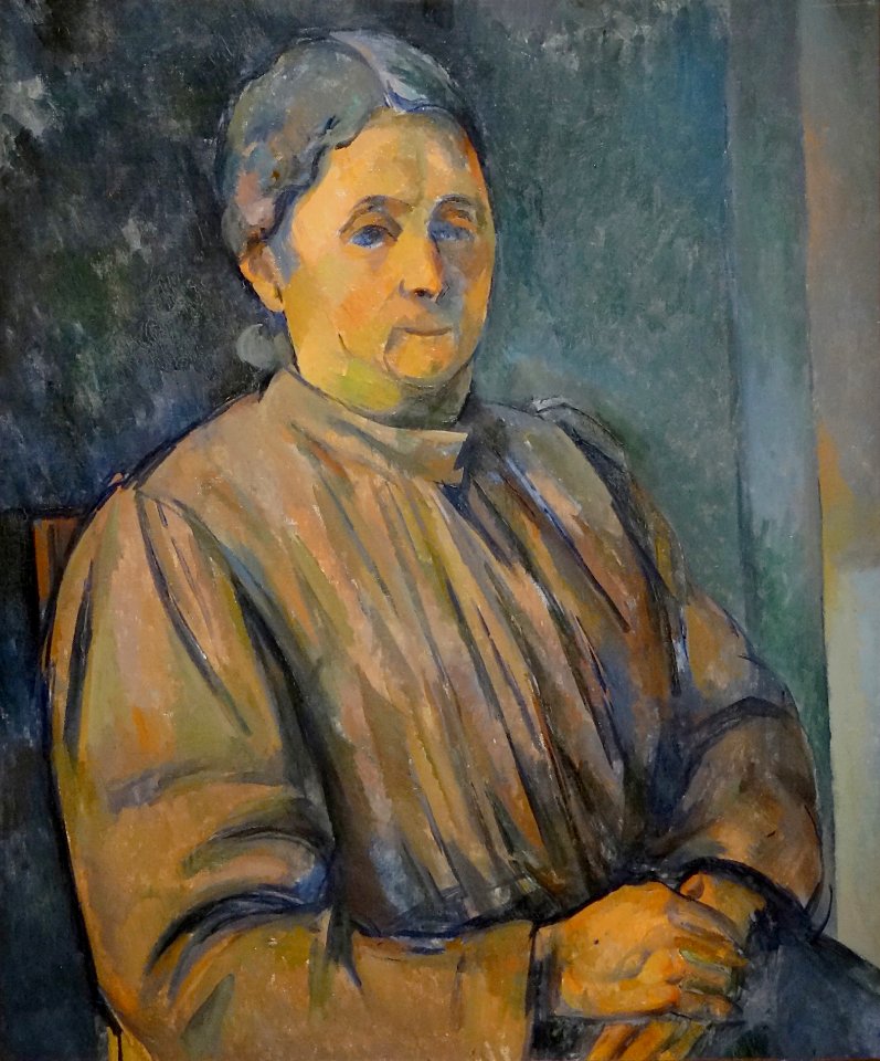 "Portrait de femme", Paul Cézanne, vers 1900. Collection p…