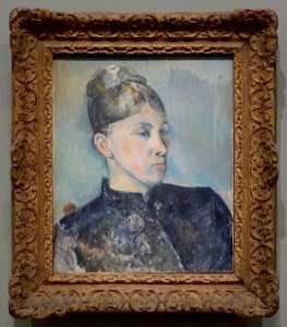 "Portrait de madame Cézanne", Paul Cézanne, 1885-1886. Phi…