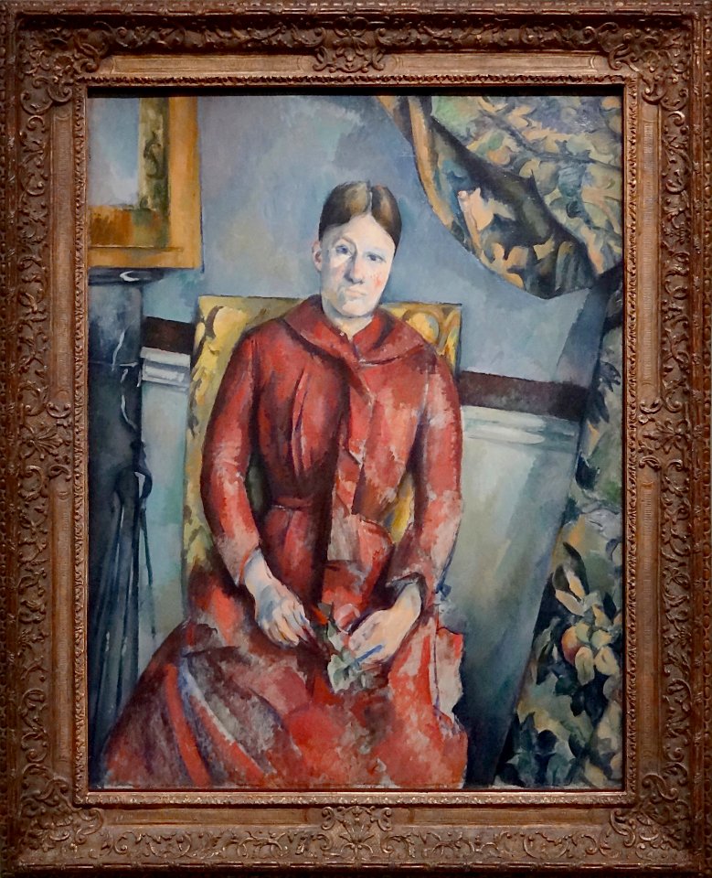 "Madame Cézanne au fauteuil jaune", Paul Cézanne, 1888-189…