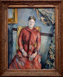 "Madame Cézanne au fauteuil jaune", Paul Cézanne, 1888-189…