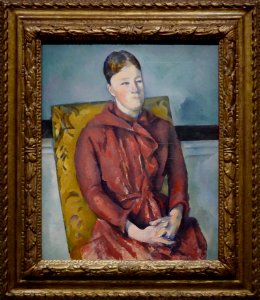 "Madame Cézanne au fauteuil jaune", Paul Cézanne, 1888-189…