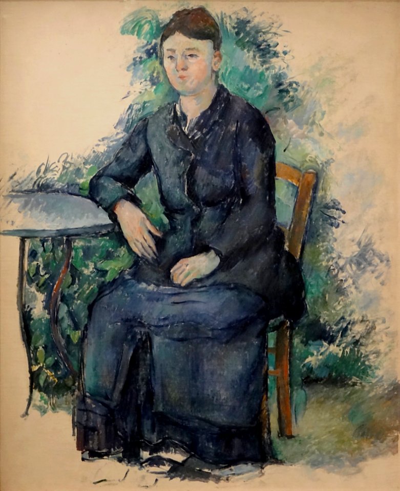 "Madame Cézanne au jardin", Paul Cézanne, vers 1879-1882. …