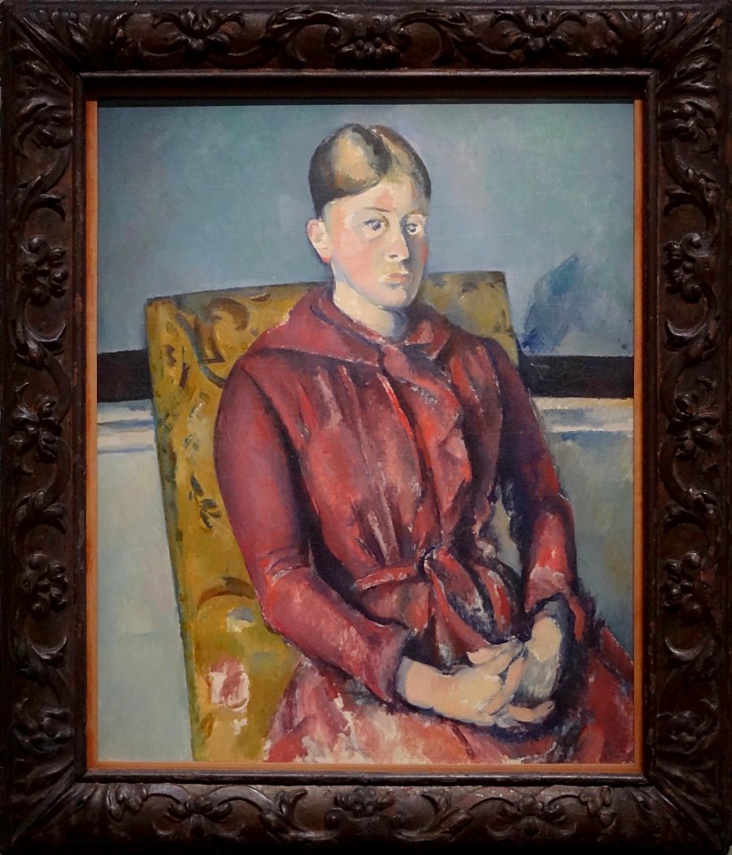 "Madame Cézanne au fauteuil jaune", Paul Cézanne, 1888-189…