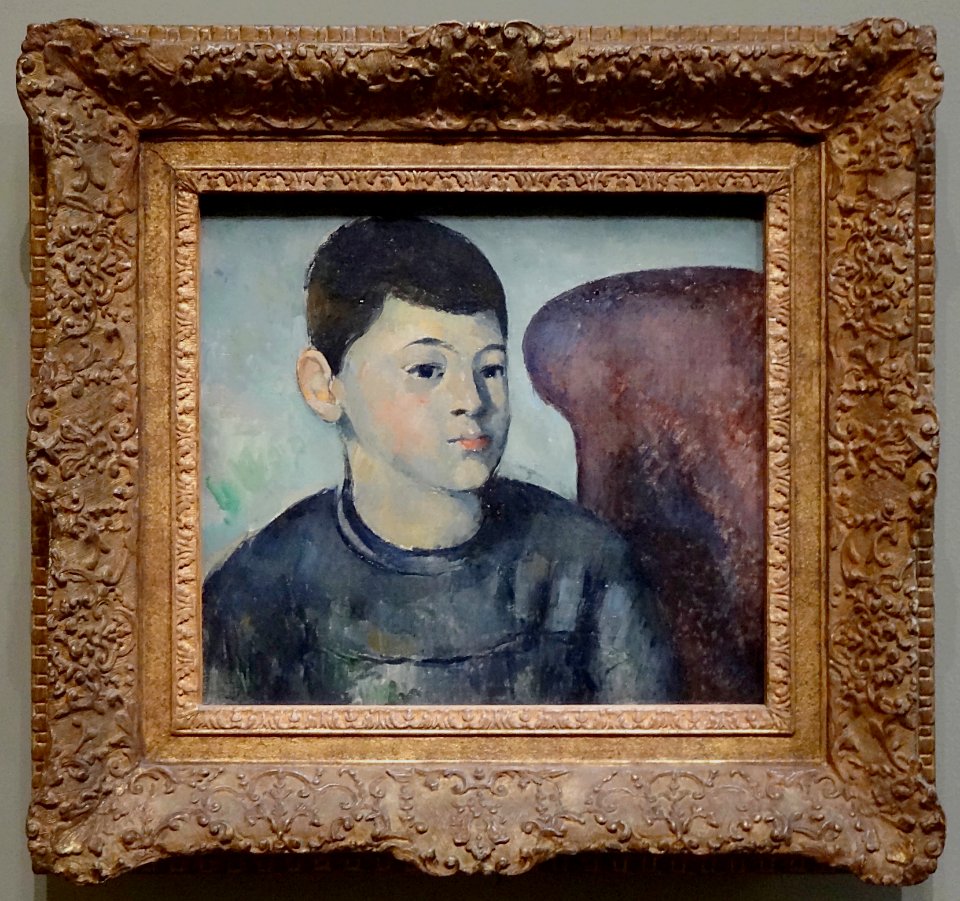 "Portrait du fils de l'artiste", Paul Cézanne, 1881-1882. …