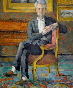 "Victor Chocquet assis", Paul Cézanne, 1877. Columbus Muse…