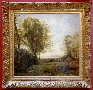 "Le matin. Gardeuse de vaches", Camille Corot, entre 1865 …