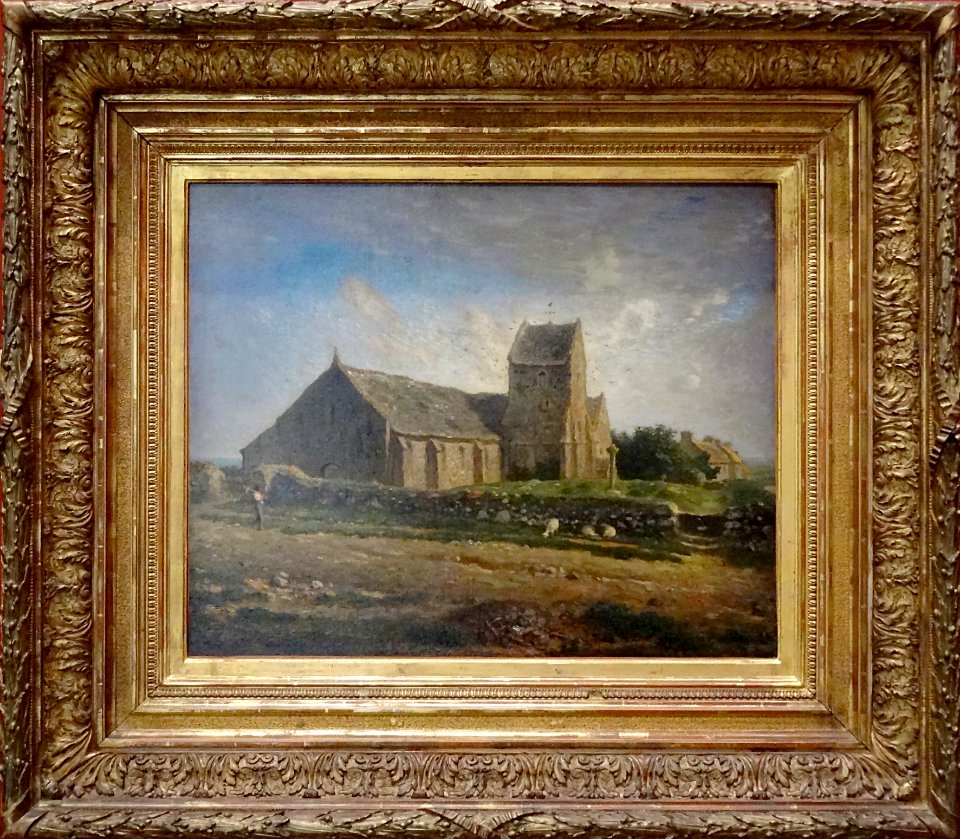 "L'église de Gréville", Jean-François Millet, entre 1871 e…