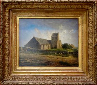 "L'église de Gréville", Jean-François Millet, entre 1871 e…