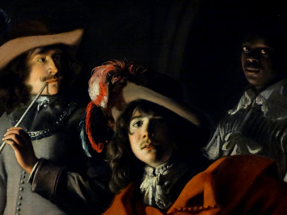 "La tabagie" (détail), Louis et Mathieu Le Nain, 1643. Mus…