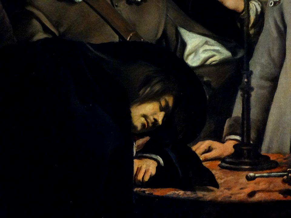 "La tabagie" (détail), Louis et Mathieu Le Nain, 1643. Mus…