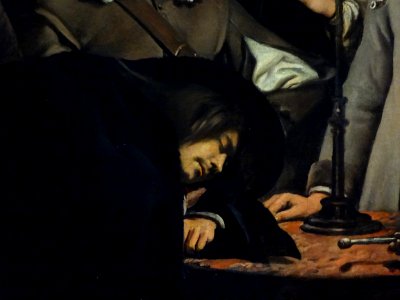 "La tabagie" (détail), Louis et Mathieu Le Nain, 1643. Mus…
