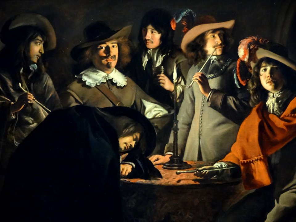 "La tabagie" (détail), Louis et Mathieu Le Nain, 1643. Mus…