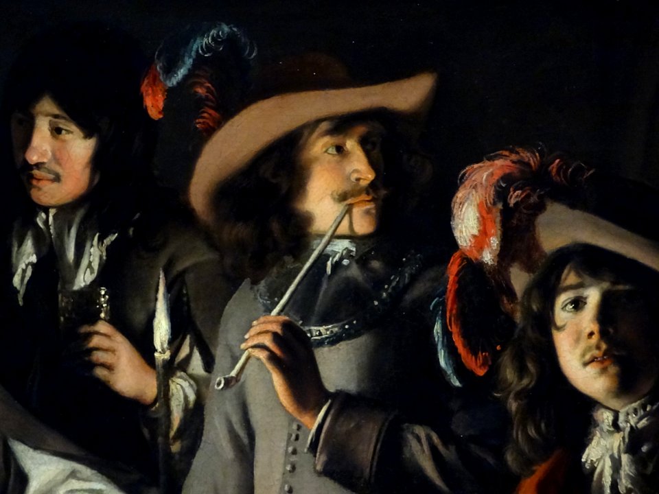 "La tabagie" (détail), Louis et Mathieu Le Nain, 1643. Mus…