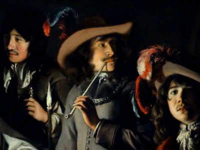 "La tabagie" (détail), Louis et Mathieu Le Nain, 1643. Mus…