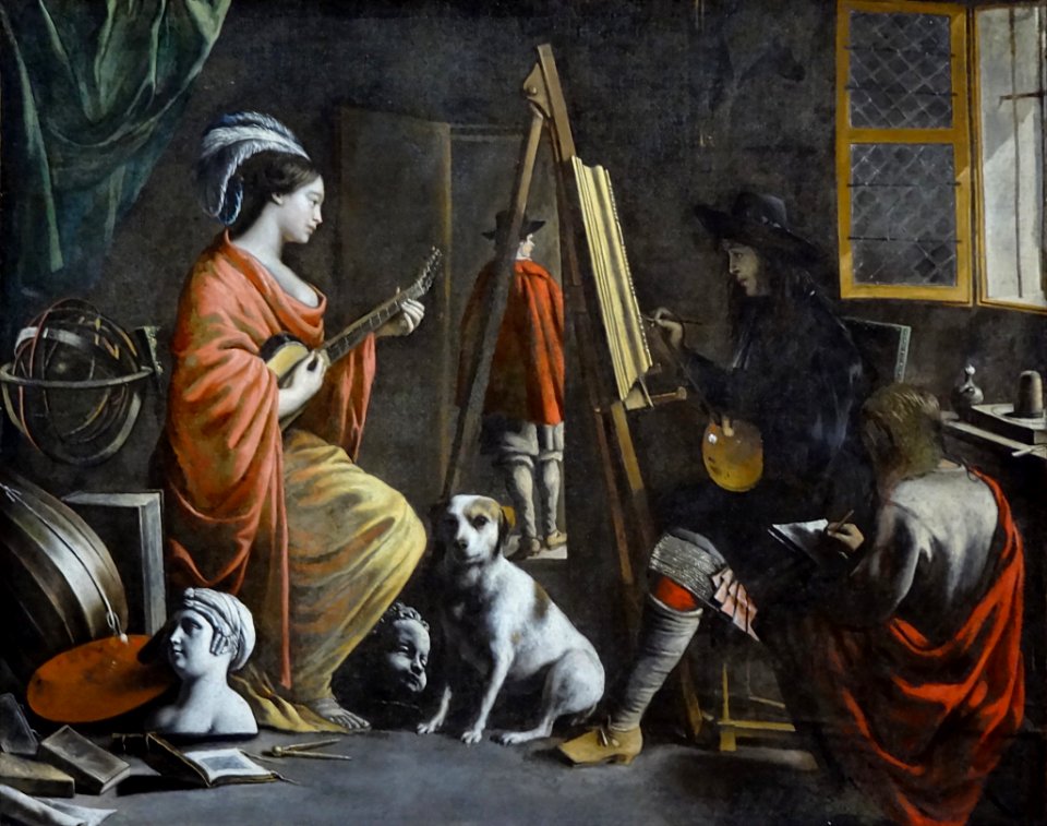 "L'atelier", Mathieu Le Nain, vers 1655. Poughkeepsie, Fra…