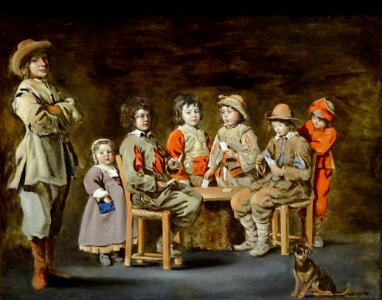 "Les petits joueurs de cartes", Antoine Le Nain, vers 1640…