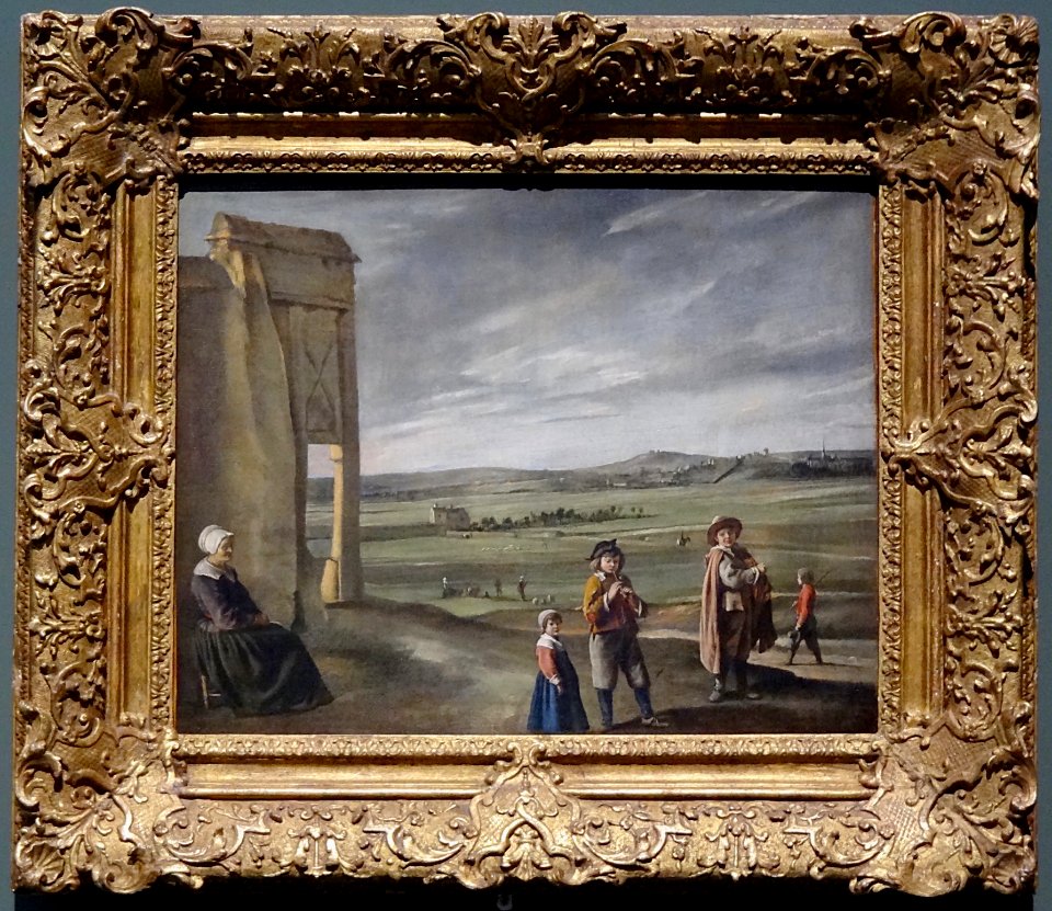 "Paysans dans un paysage", Louis Le Nain, vers 1642. Natio…