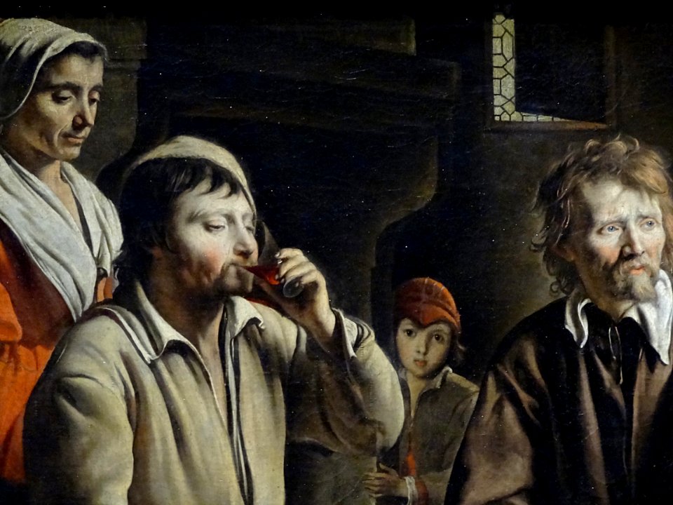 "Repas de paysans" (détail), Louis Le Nain, 1642. Musée du…