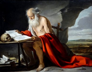 "Saint Jérôme", Louis Le Nain, 1643. Collection particuliè…
