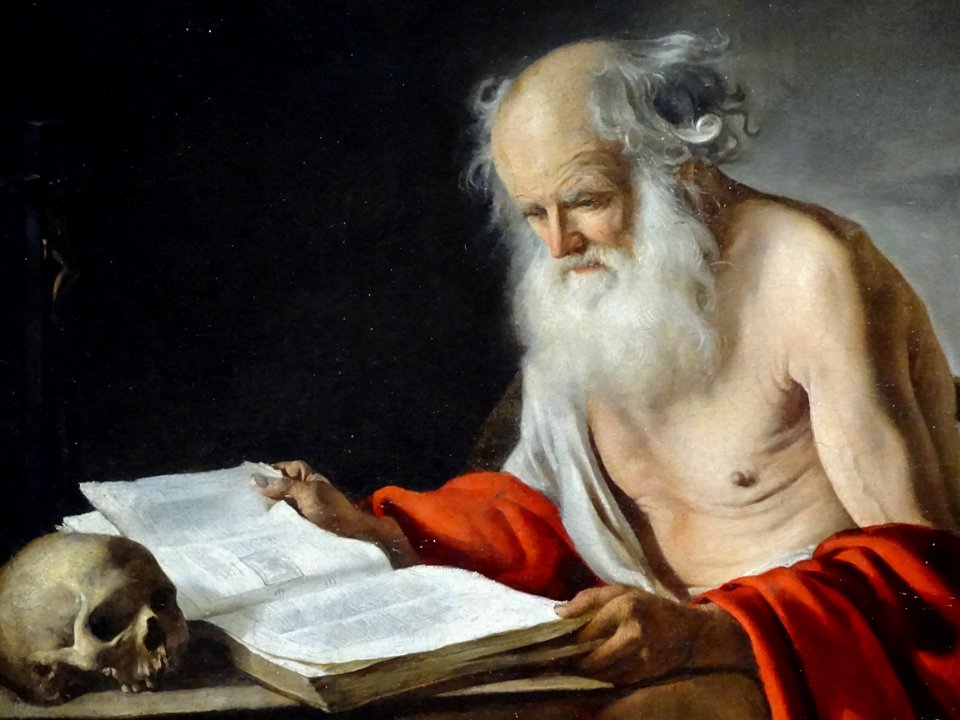 "Saint Jérôme" (détail), Louis Le Nain, 1643. Collection p…