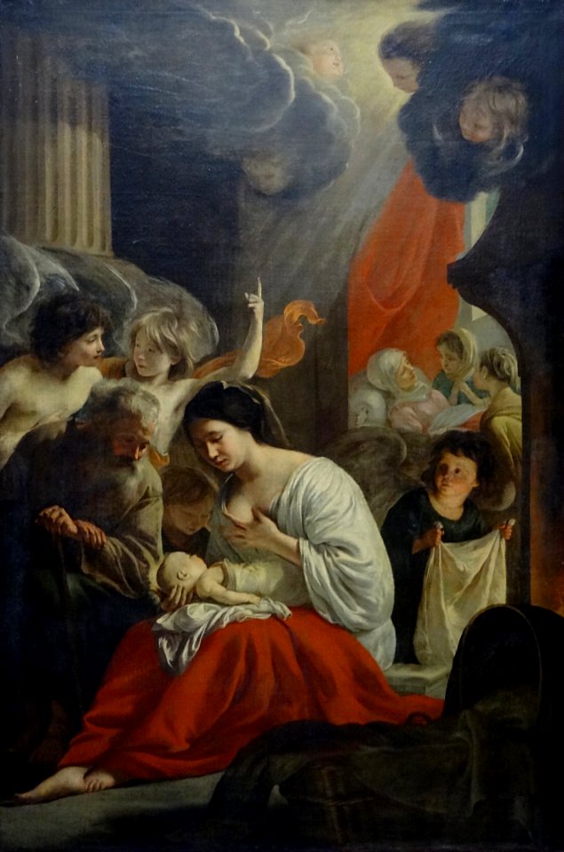"La Naissance de la Vierge", Louis Le Nain, vers 1642. Cat…