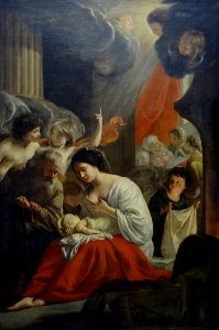 "La Naissance de la Vierge", Louis Le Nain, vers 1642. Cat…