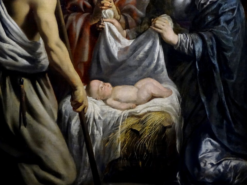 "L'Adoration des bergers" (détail), Louis Le Nain, vers 16…