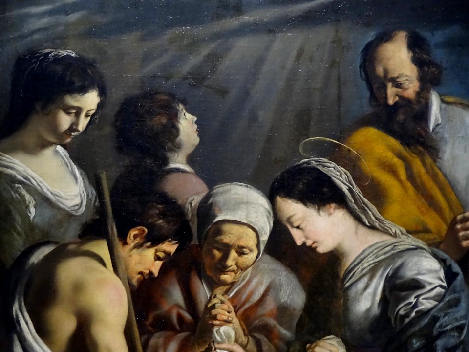 "L'Adoration des bergers" (détail), Louis Le Nain, vers 16…